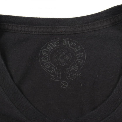 Chrome Hearts Ha Long Sleeve T-Shirt CH Plus Block Cross Print Kuru Neck Cotton — view 3
