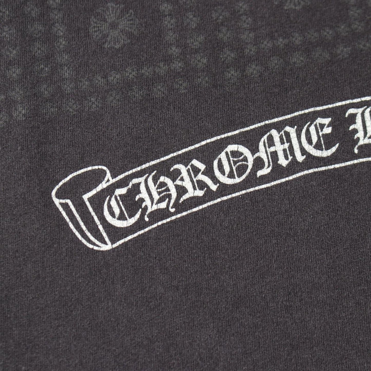 Chrome Hearts Ha Long Sleeve T-Shirt CH Plus Block Cross Print Kuru Neck Cotton — view 5