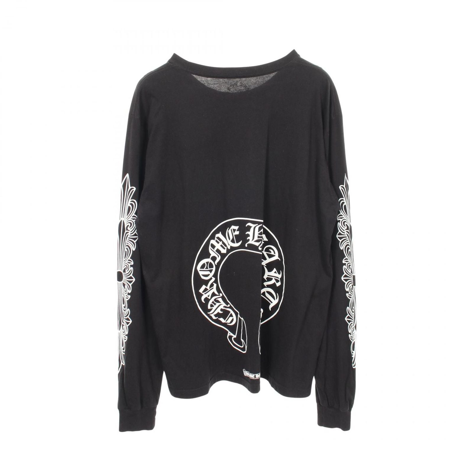 Chrome Hearts Ha Long Sleeve T-Shirt sush Flo Ralcross Kuru Neck Cotton — view 2
