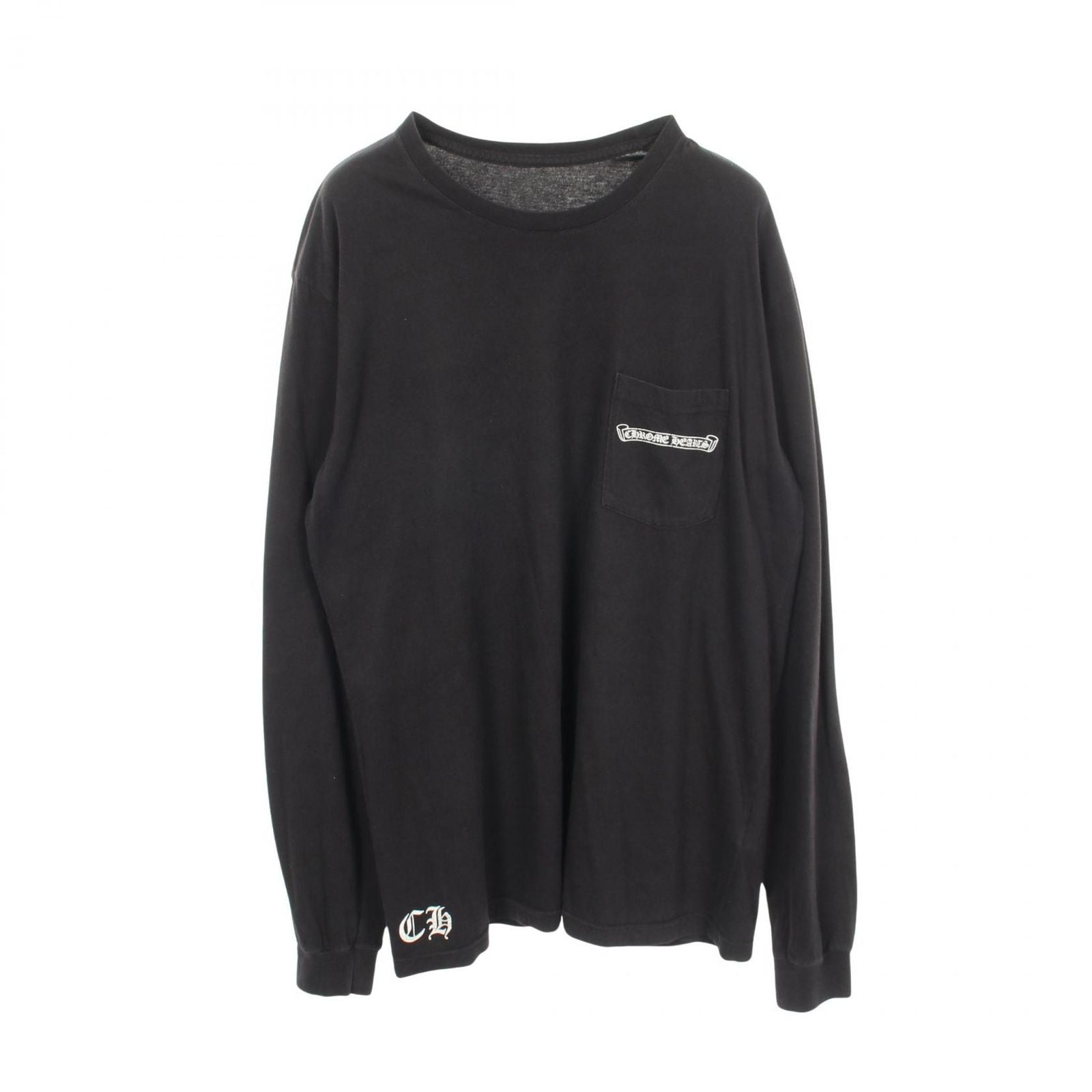 Chrome Hearts Ha Long Sleeve T-Shirt Back CH Plus Scro print Kuru Neck Cotton