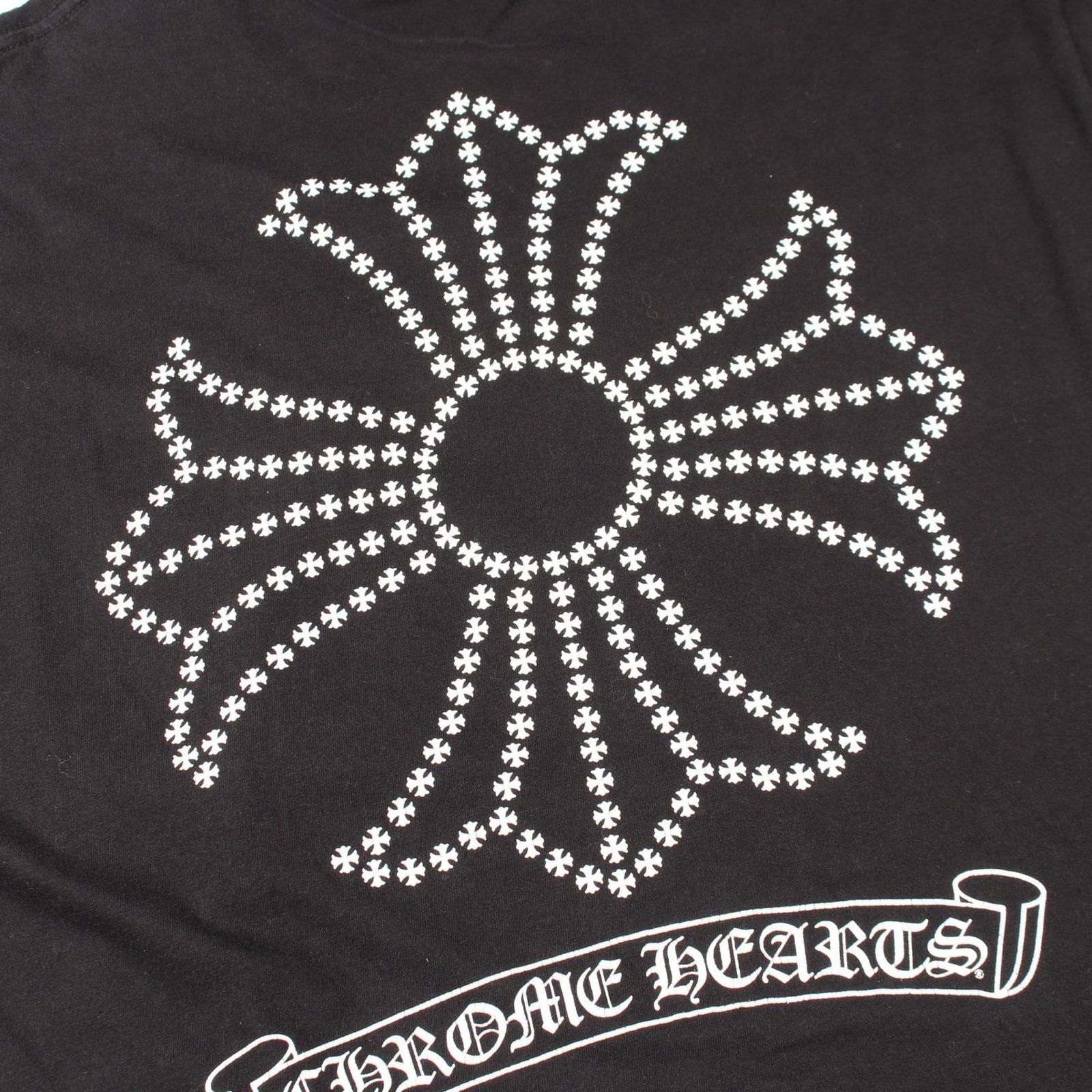 Chrome Hearts Ha Long Sleeve T-Shirt Back CH Plus Scro print Kuru Neck Cotton — view 9