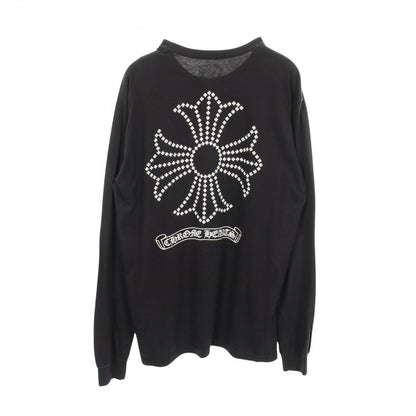 Chrome Hearts Ha Long Sleeve T-Shirt Back CH Plus Scro print Kuru Neck Cotton — view 2