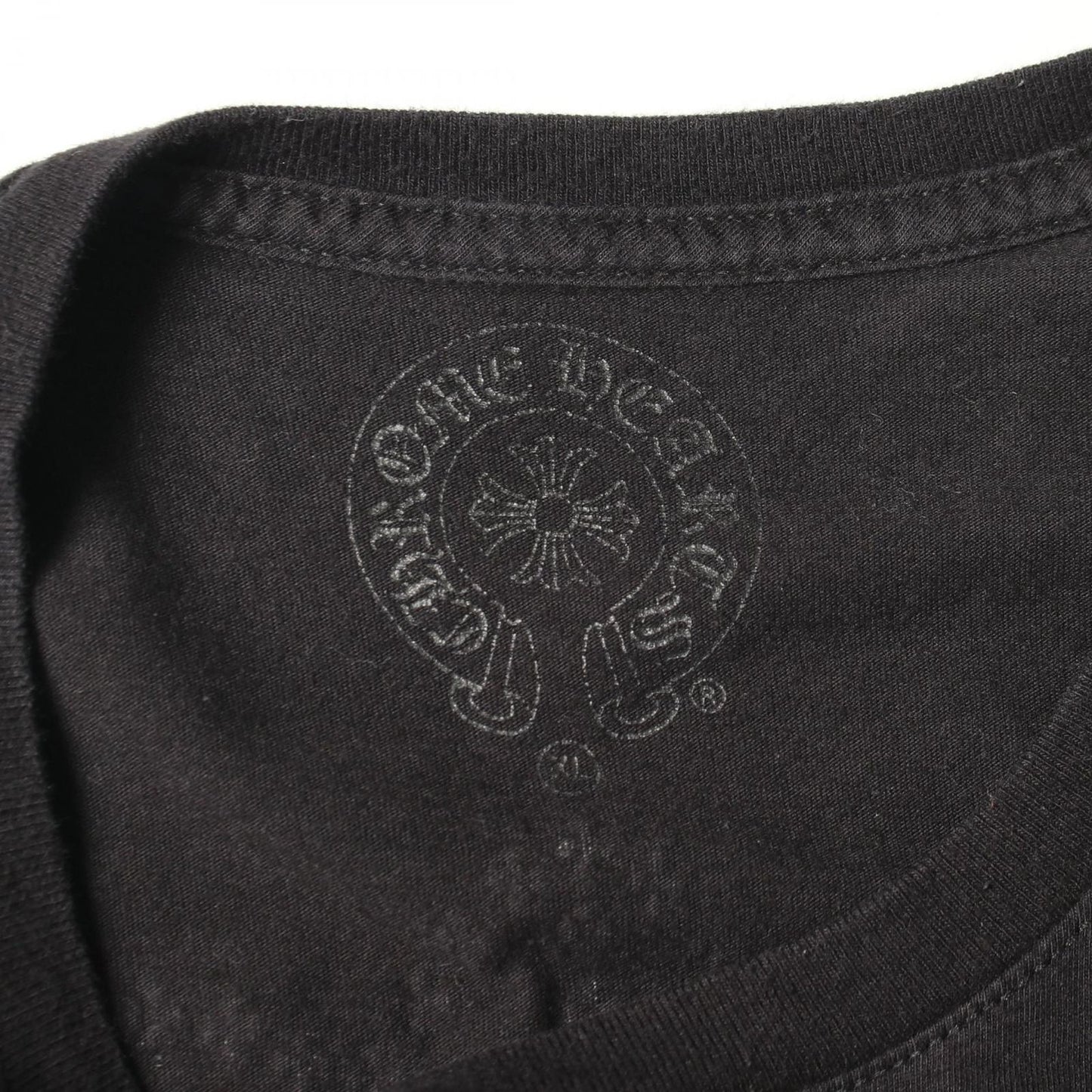 Chrome Hearts Ha Long Sleeve T-Shirt Back CH Plus Scro print Kuru Neck Cotton — view 3