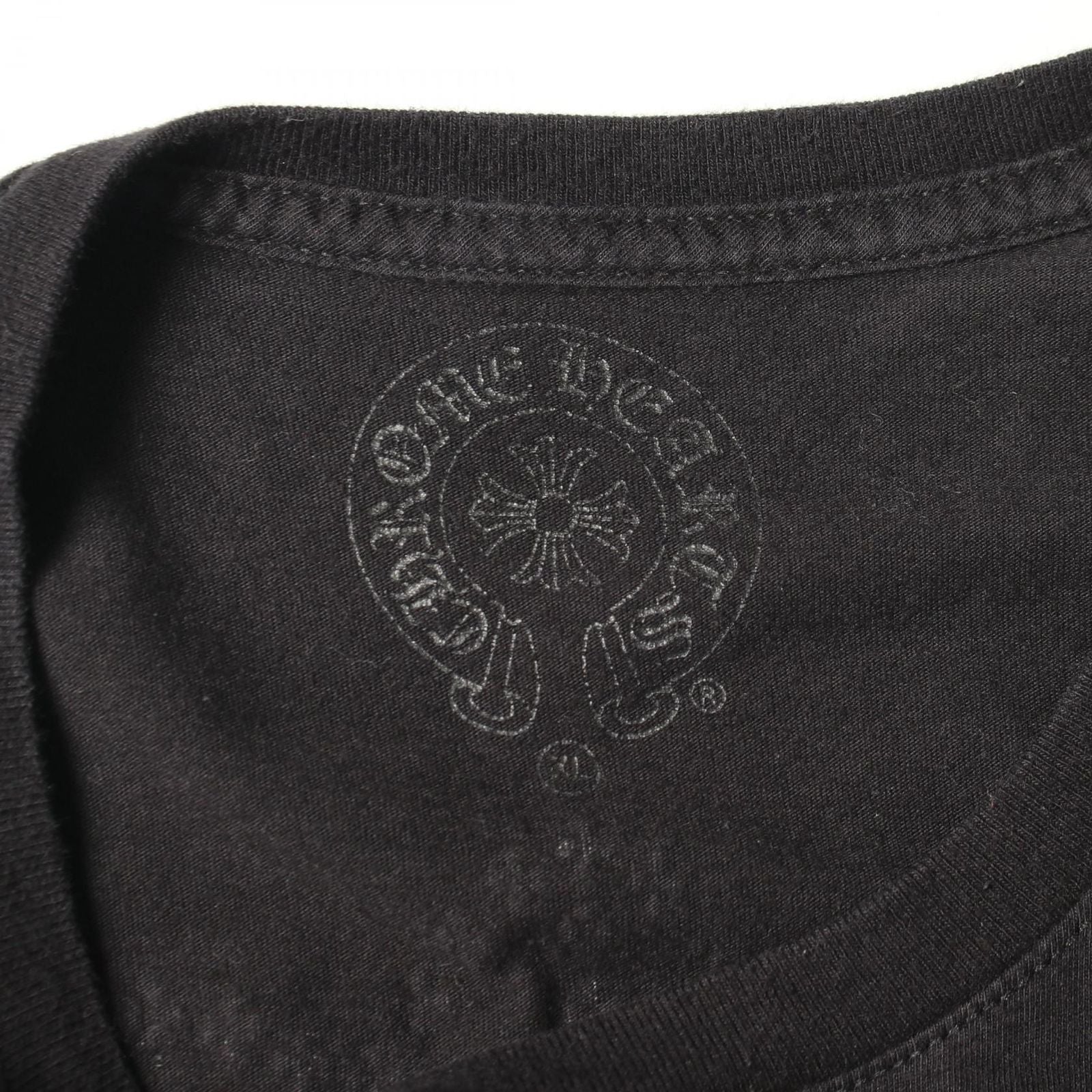 Chrome Hearts Ha Long Sleeve T-Shirt Back CH Plus Scro print Kuru Neck Cotton — view 3