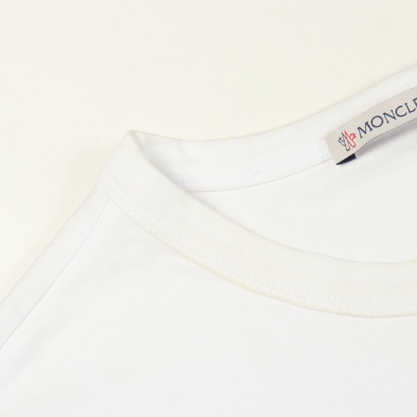Moncler Montcles Short Sleeve T-Shirt Printlogo Kuru Neck Cotton — view 7