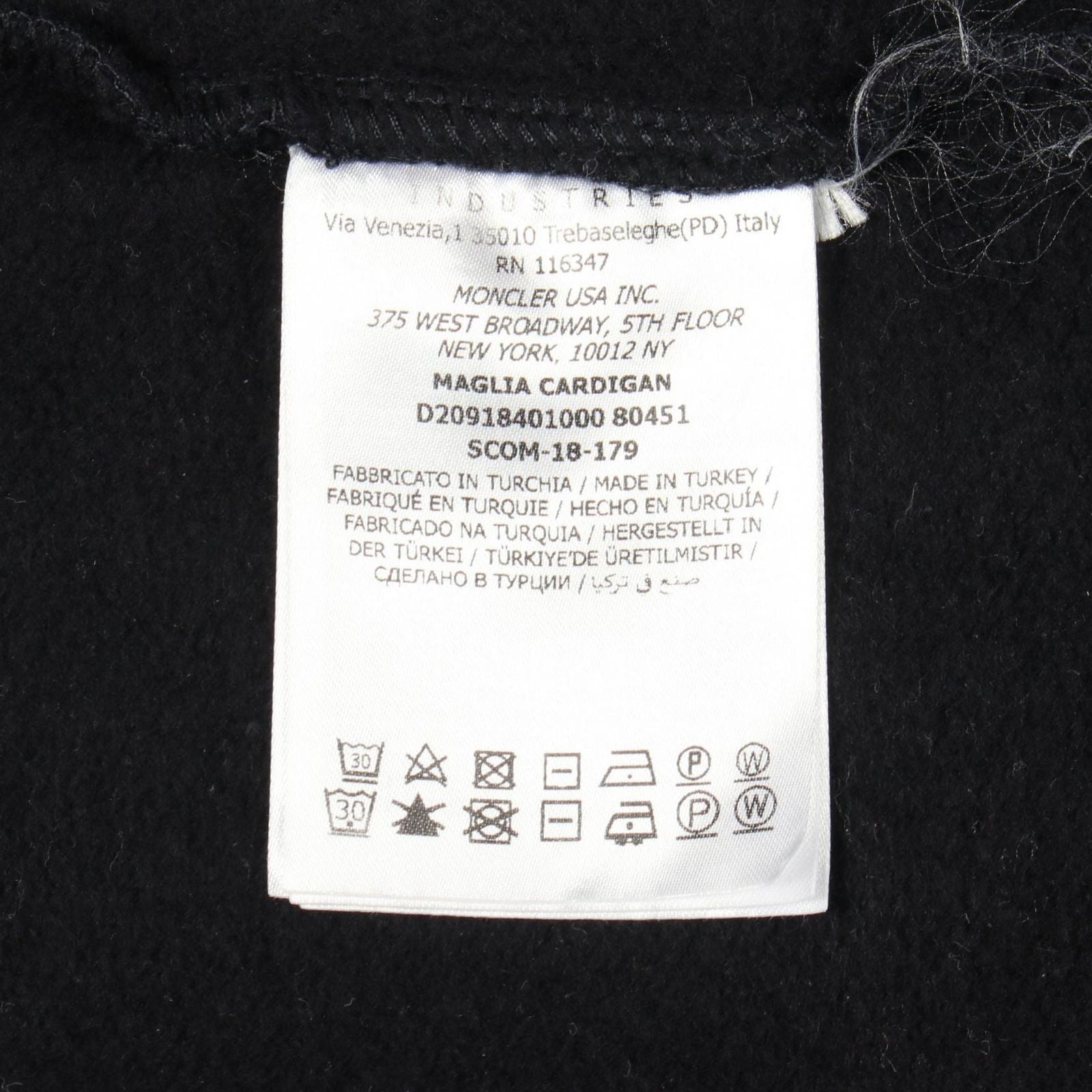 Moncler Montcles Hoodie Cotton Zip Uphoodie — view 5