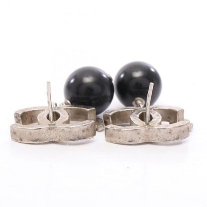 Chanel Earrings CC Logo Black — view 5