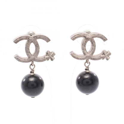 Chanel Earrings CC Logo Black