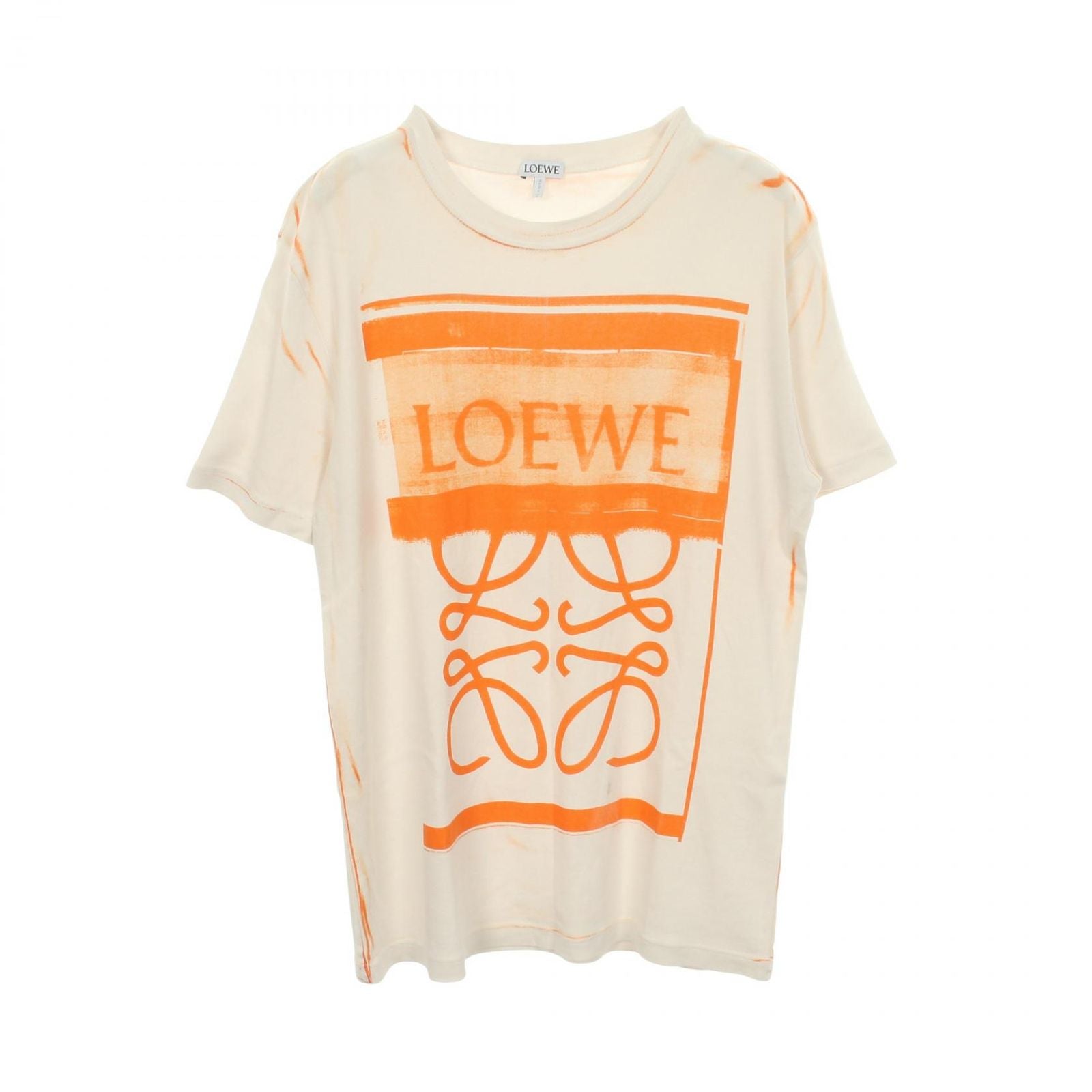 Loewe Short Sleeve T-Shirt Anagram Logo Print Cotton