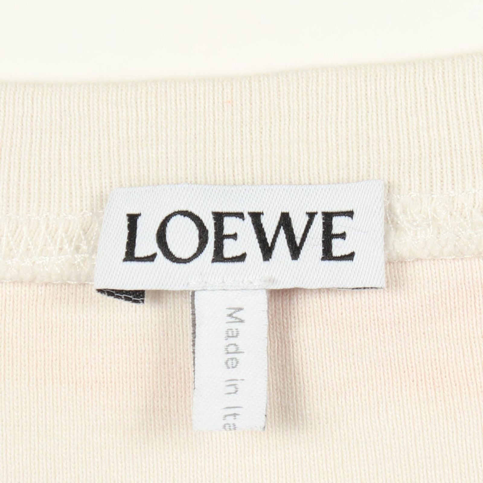 Loewe Short Sleeve T-Shirt Anagram Logo Print Cotton — view 3