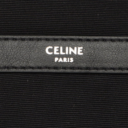 Celine Backpack Back Triomphe Black Leather Backpack — view 4