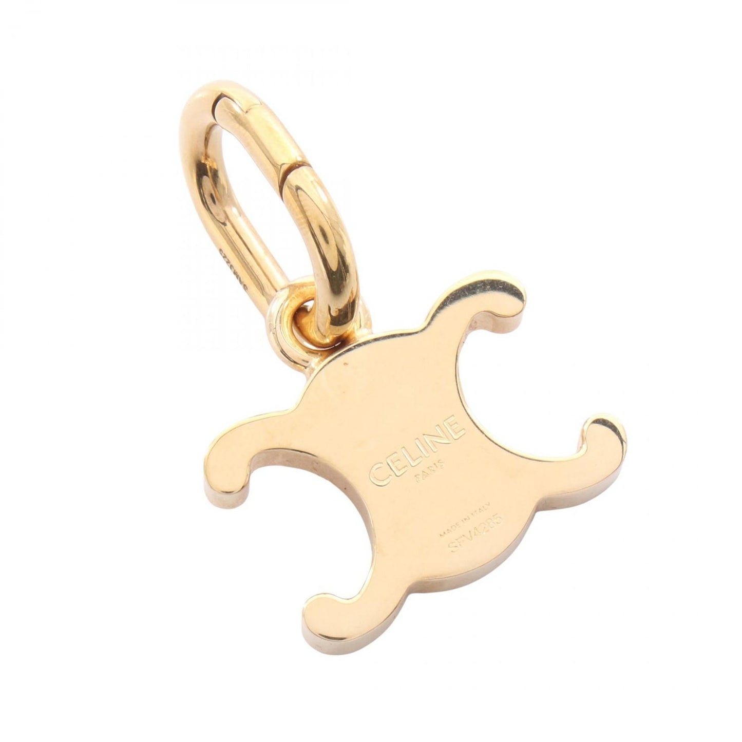 Celine Charm Triomphe Gold Key Holder — view 2