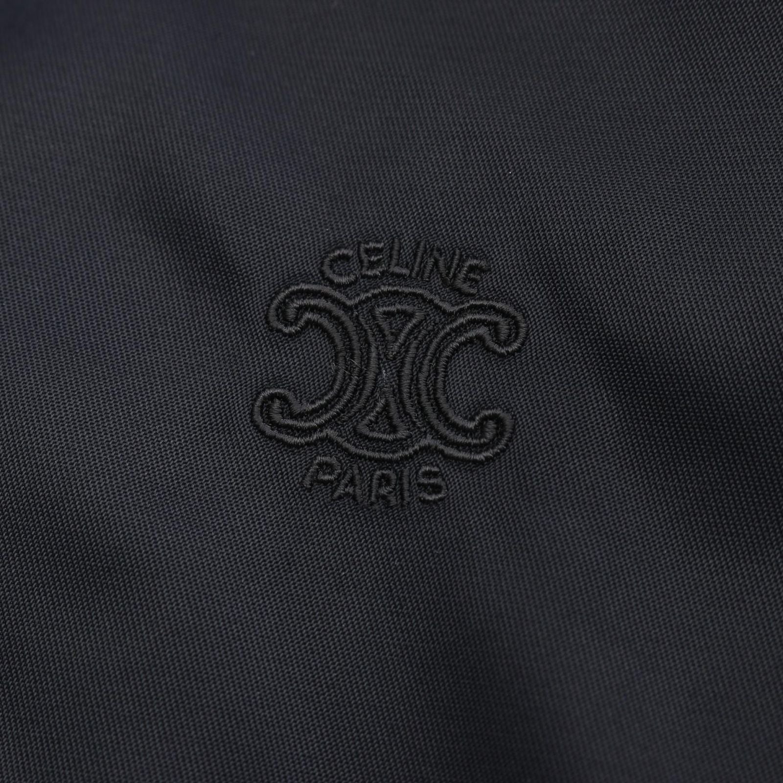 Celine Mountainhoodie Wind Blur Black Nylon Sweatshirt — view 5