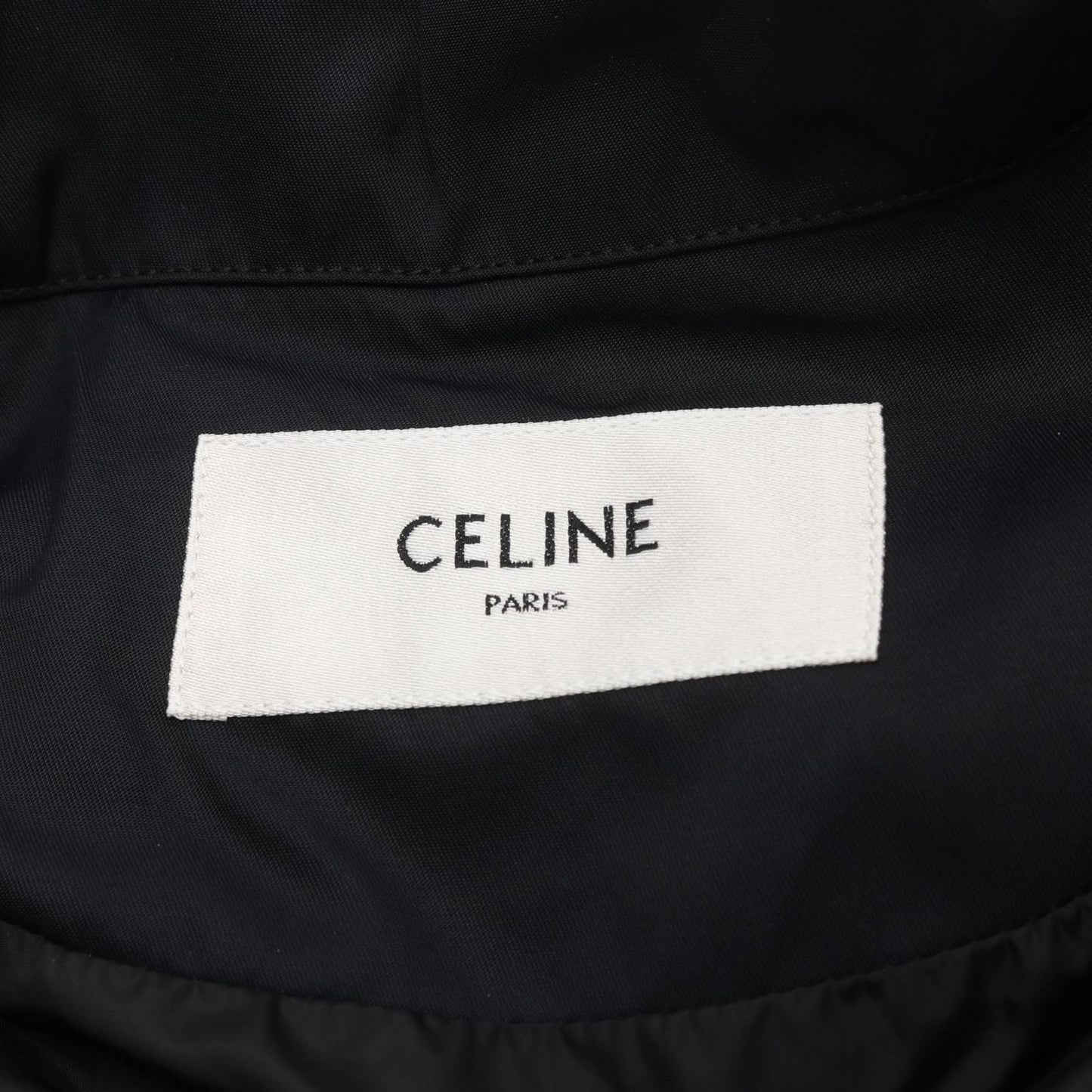 Celine Mountainhoodie Wind Blur Black Nylon Sweatshirt — view 3