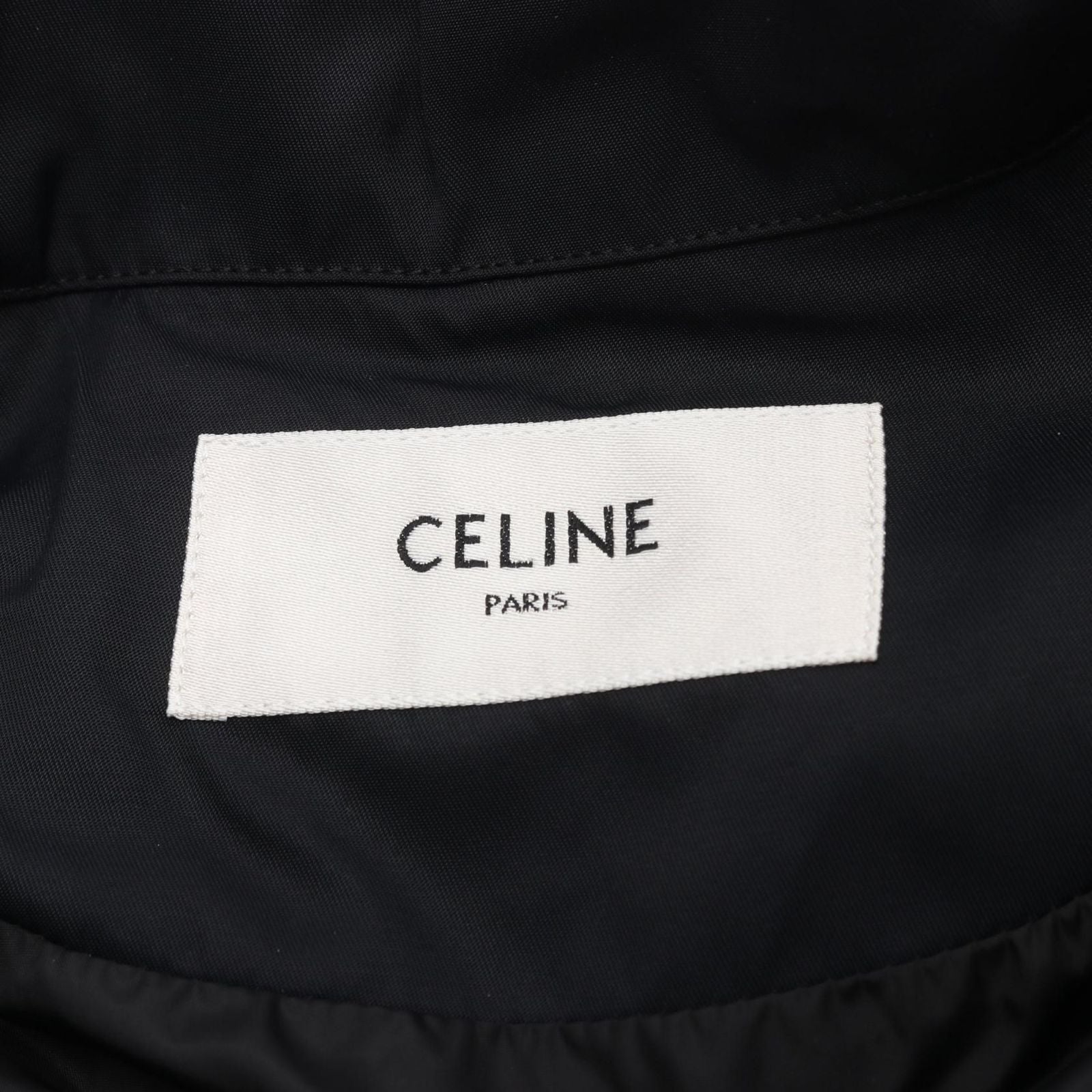 Celine Mountainhoodie Wind Blur Black Nylon Sweatshirt — view 3