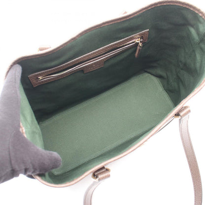 Gucci Tote Double Sherry Line GG Spuri Beige Leather — view 3