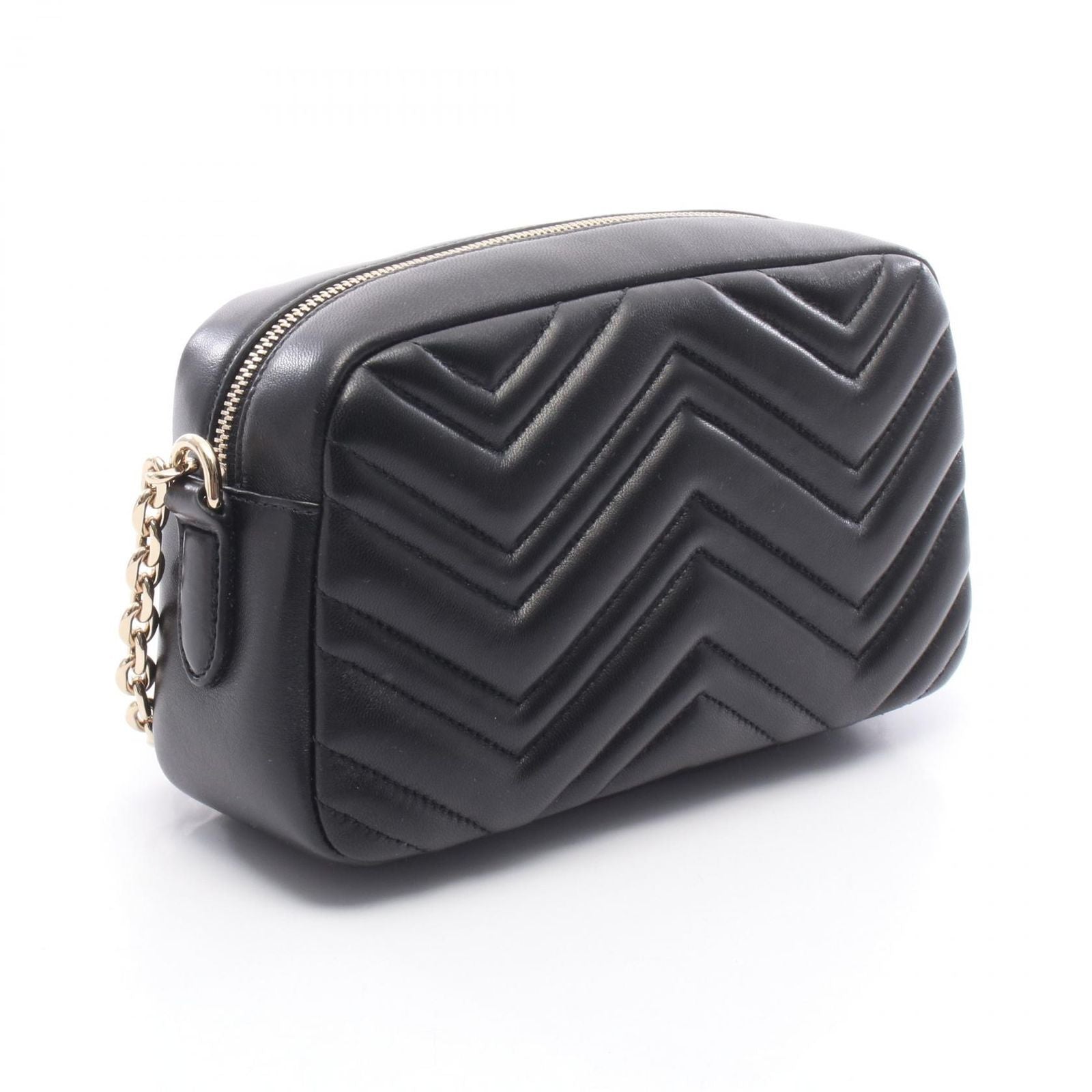 Gucci Shoulder Bag GG Marmont Black Leather — view 2