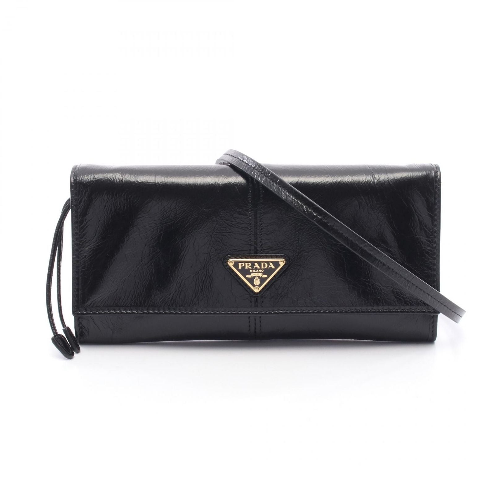 Prada Shoulder Bag Black Leather