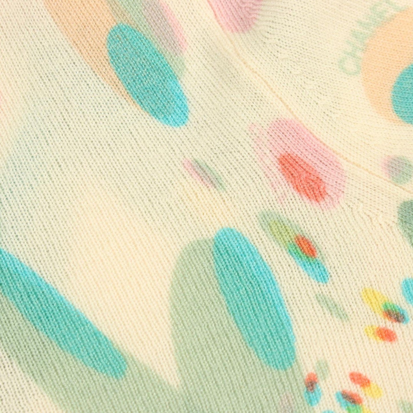 Chanel Knit All Over Pattern Cashmere Patternknit Sweater — view 7