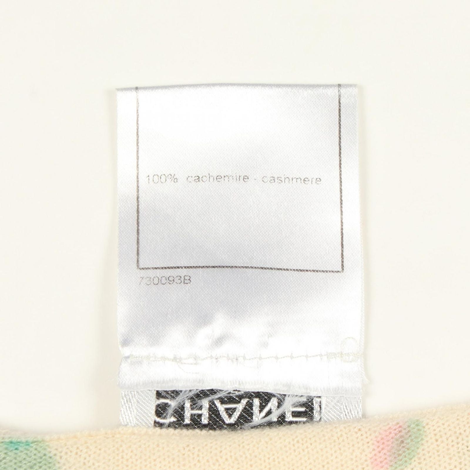 Chanel Knit All Over Pattern Cashmere Patternknit Sweater — view 4