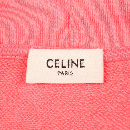Celine Hoodie Logo Print Cotton Pullover Hoodie — view 3
