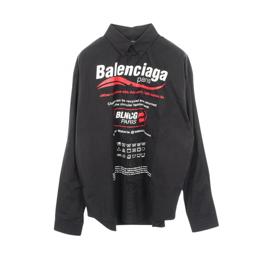 Balenciaga Logo Print Long Sleeve Sleeveshirt