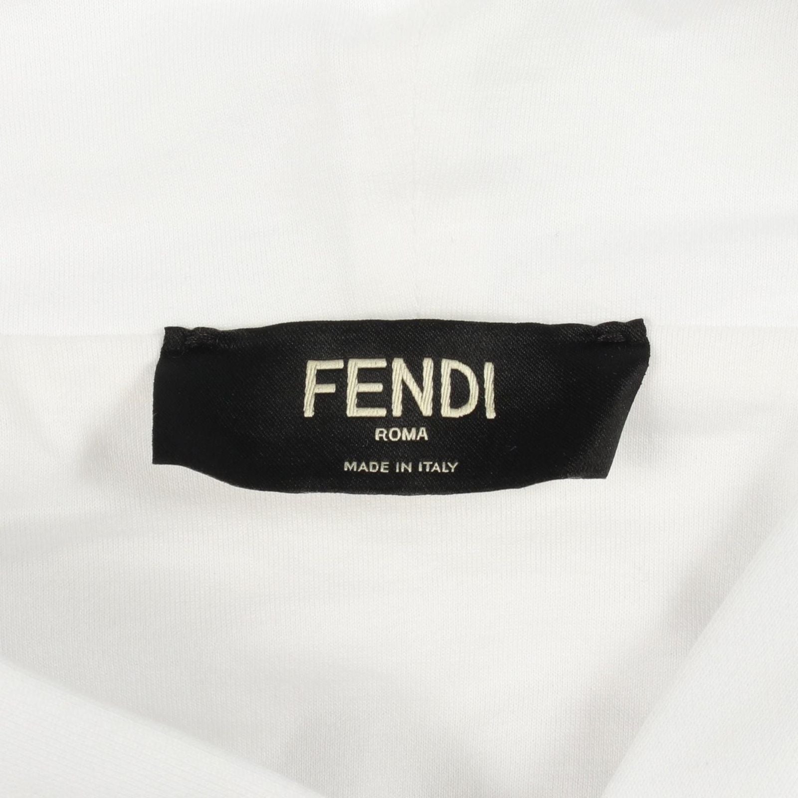 Fendi Hoodie Zucca Cotton Pullover Hoodie — view 3