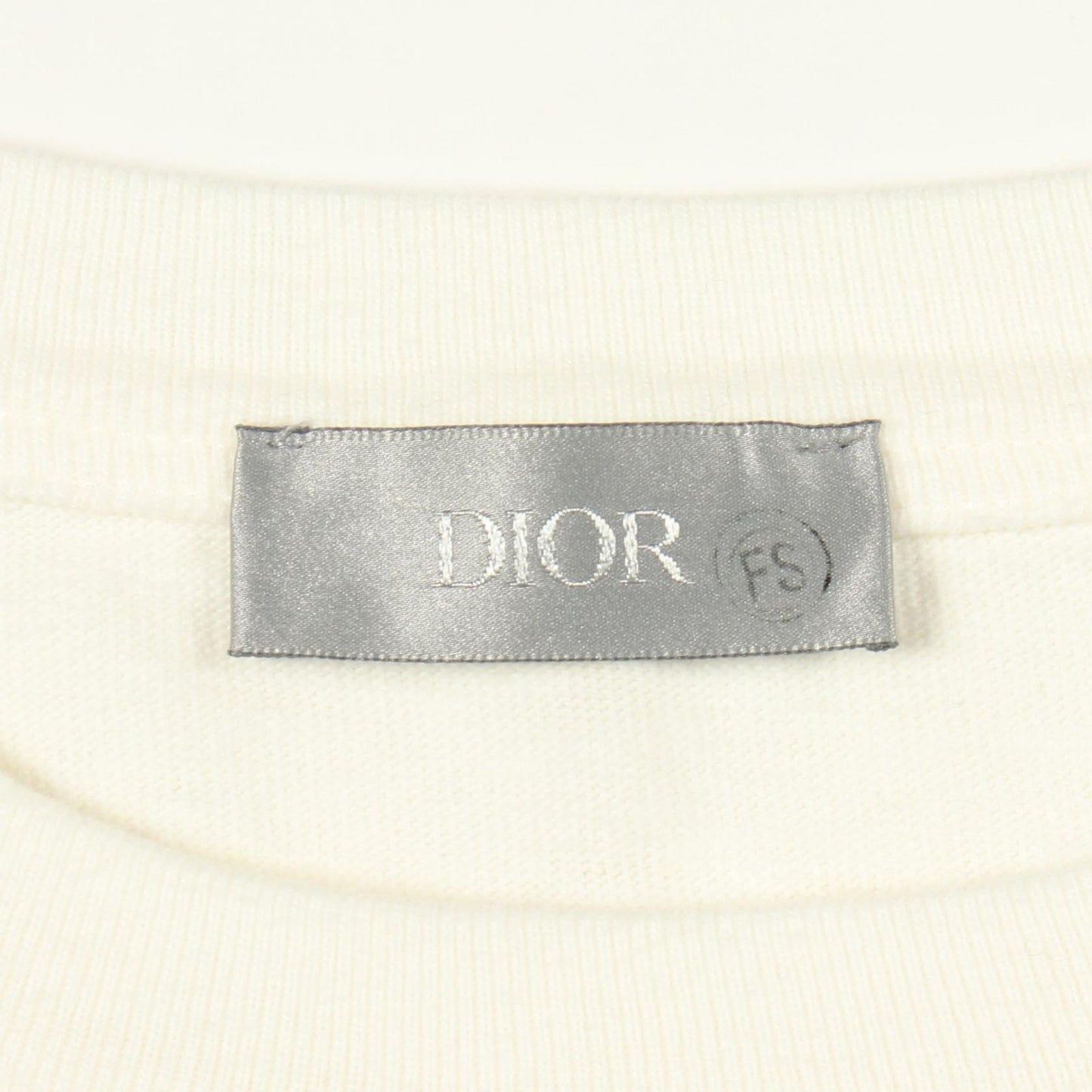 Dior Dio Short Sleeve T-Shirt Denim Tears Logo Embroidery Cotton — view 3