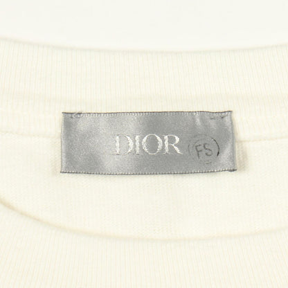 Dior Dio Short Sleeve T-Shirt Denim Tears Logo Embroidery Cotton — view 3