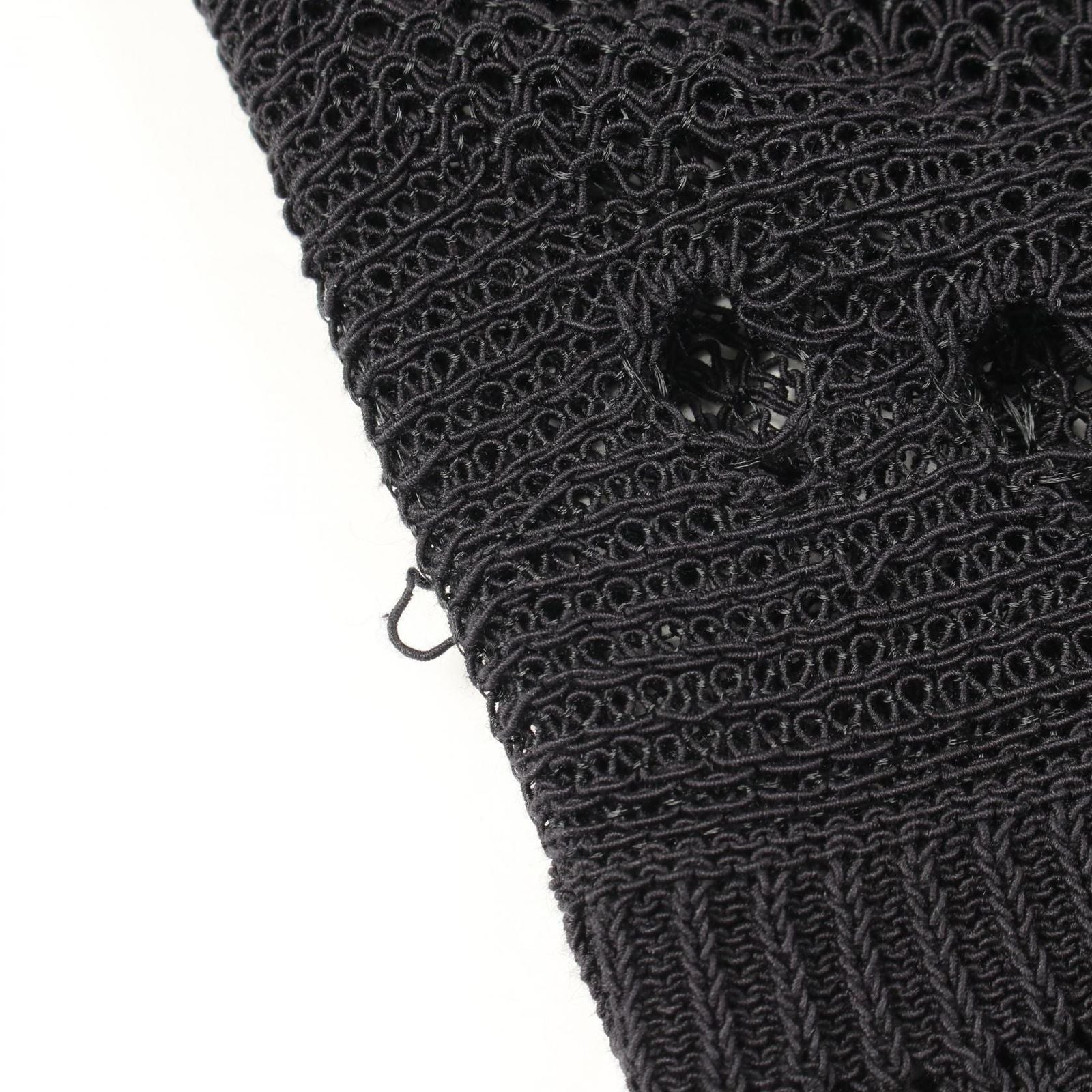 Chanel Knit CC Logo Camellia color Cotton Sweater — view 5