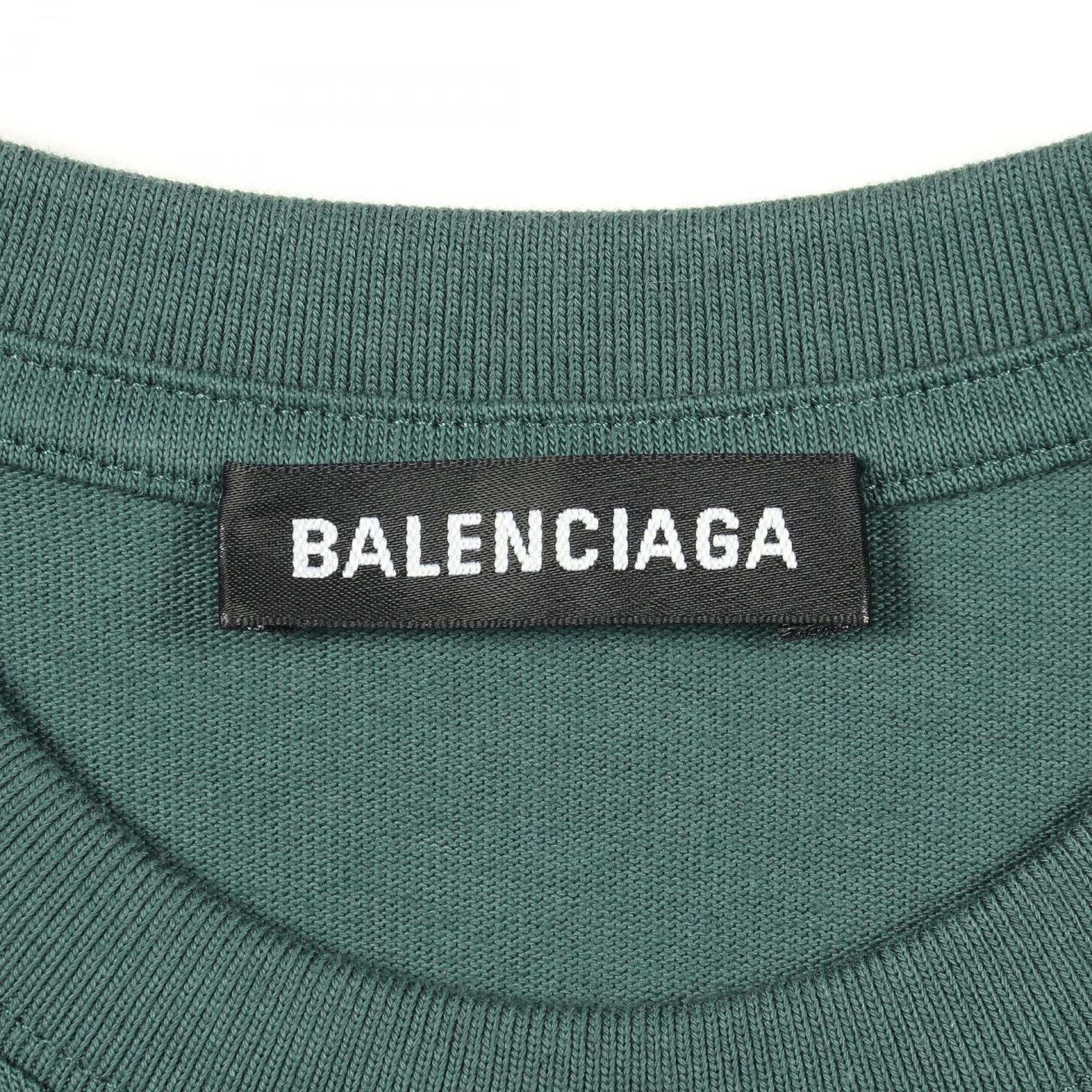 Balenciaga Short Sleeve T-Shirt Backlogo Cotton — view 3