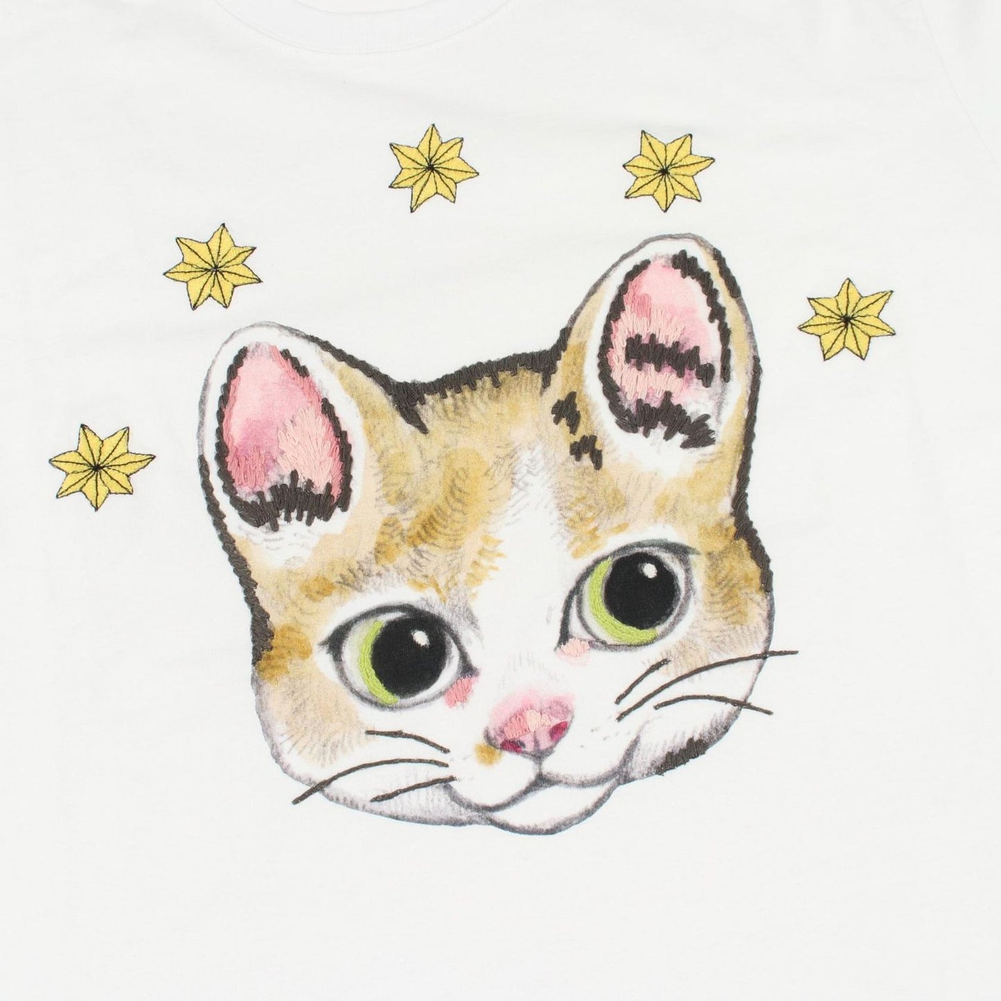 Gucci Short Sleeve T-Shirt Yuko Higuchi Cat Cotton — view 5