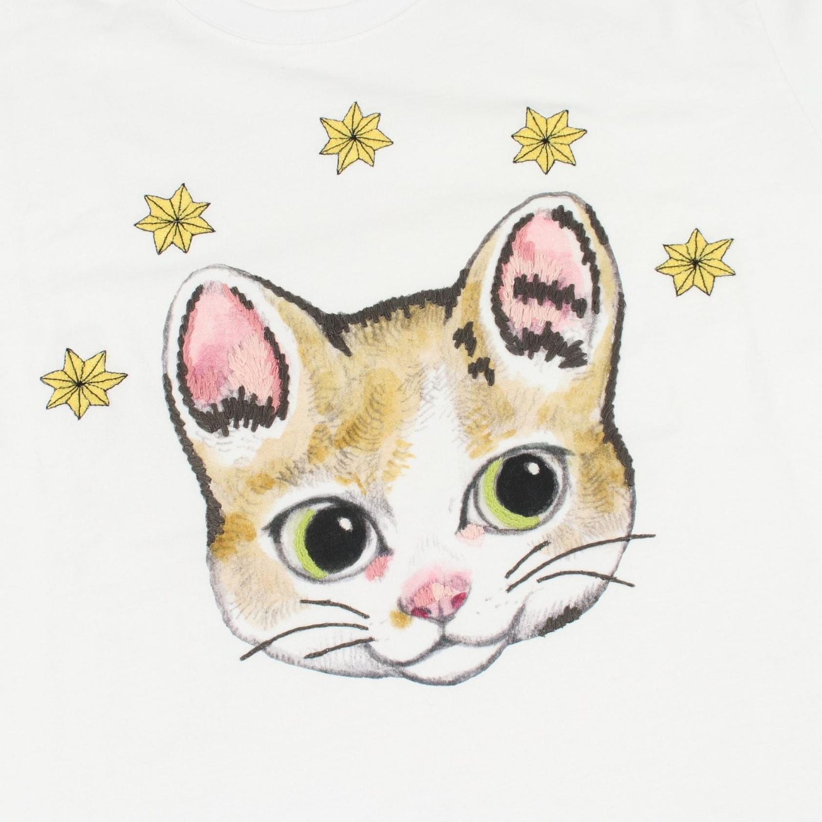Gucci Short Sleeve T-Shirt Yuko Higuchi Cat Cotton — view 5