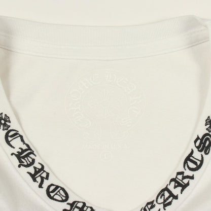 Chrome Hearts Ha Short Sleeve T-Shirt Necklogo Cotton — view 3