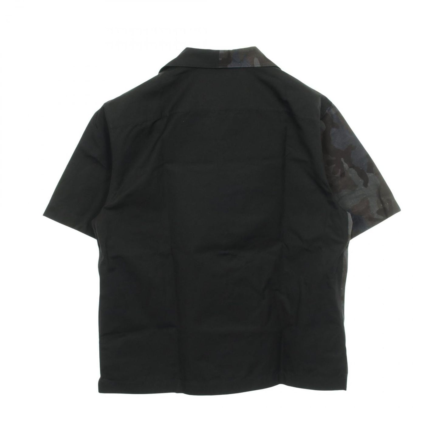 Prada Double Match Camouflage Ju Poplin Cotton Shirt — view 2