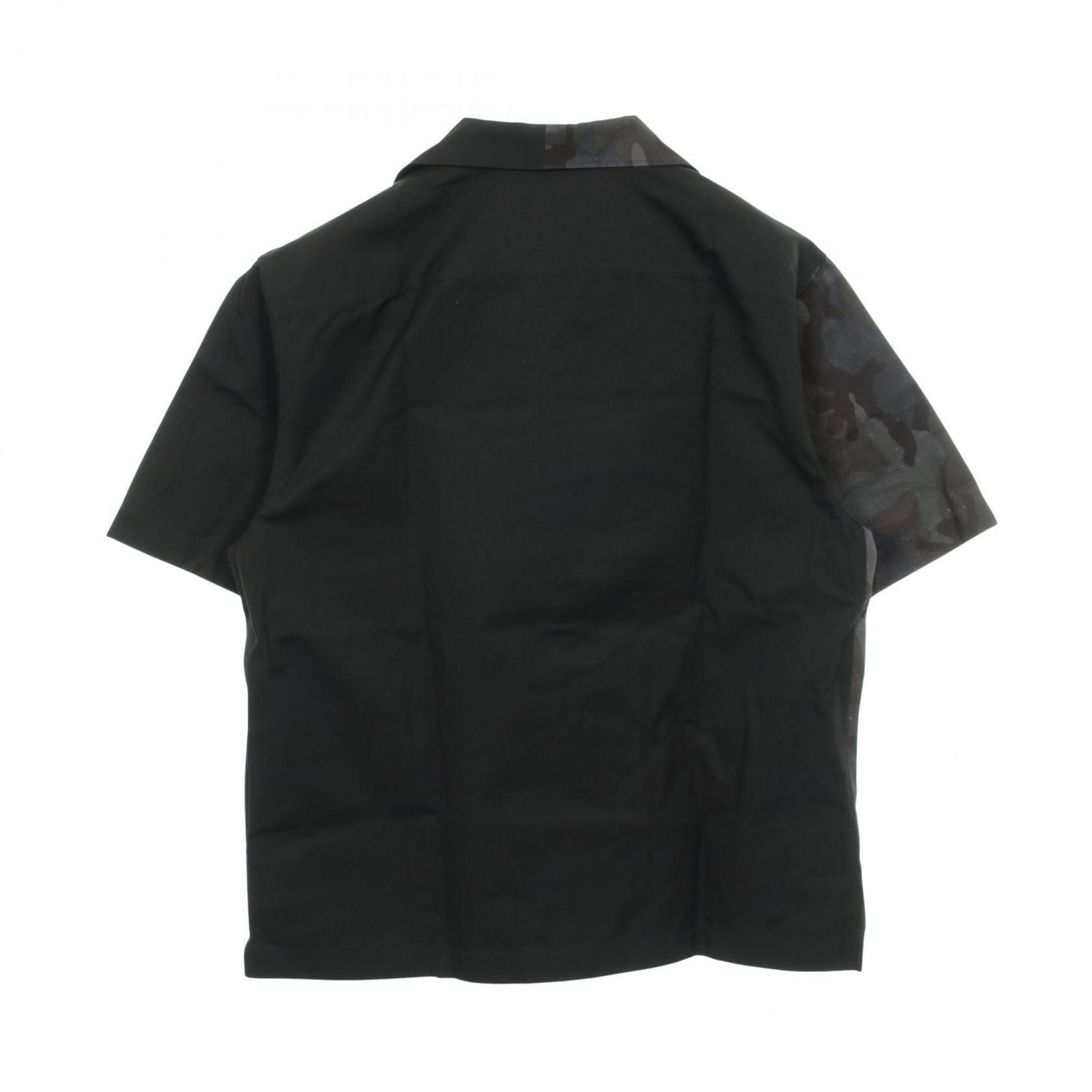 Prada Double Match Camouflage Ju Poplin Cotton Shirt — view 2