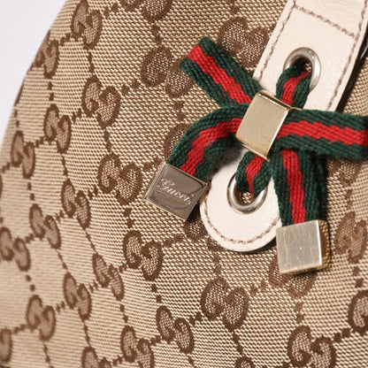 Gucci Tote Bag Ivory White Sherry Line — view 6