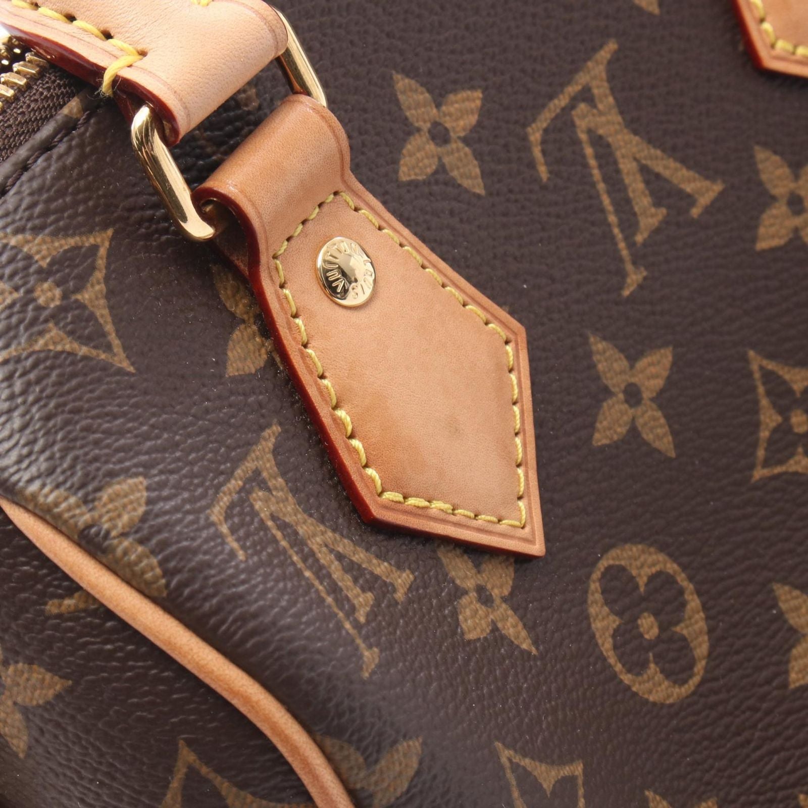 Louis Vuitton Handbag Speedy Bandouliere 20 Monogram 2-Way Noir Leather — view 7