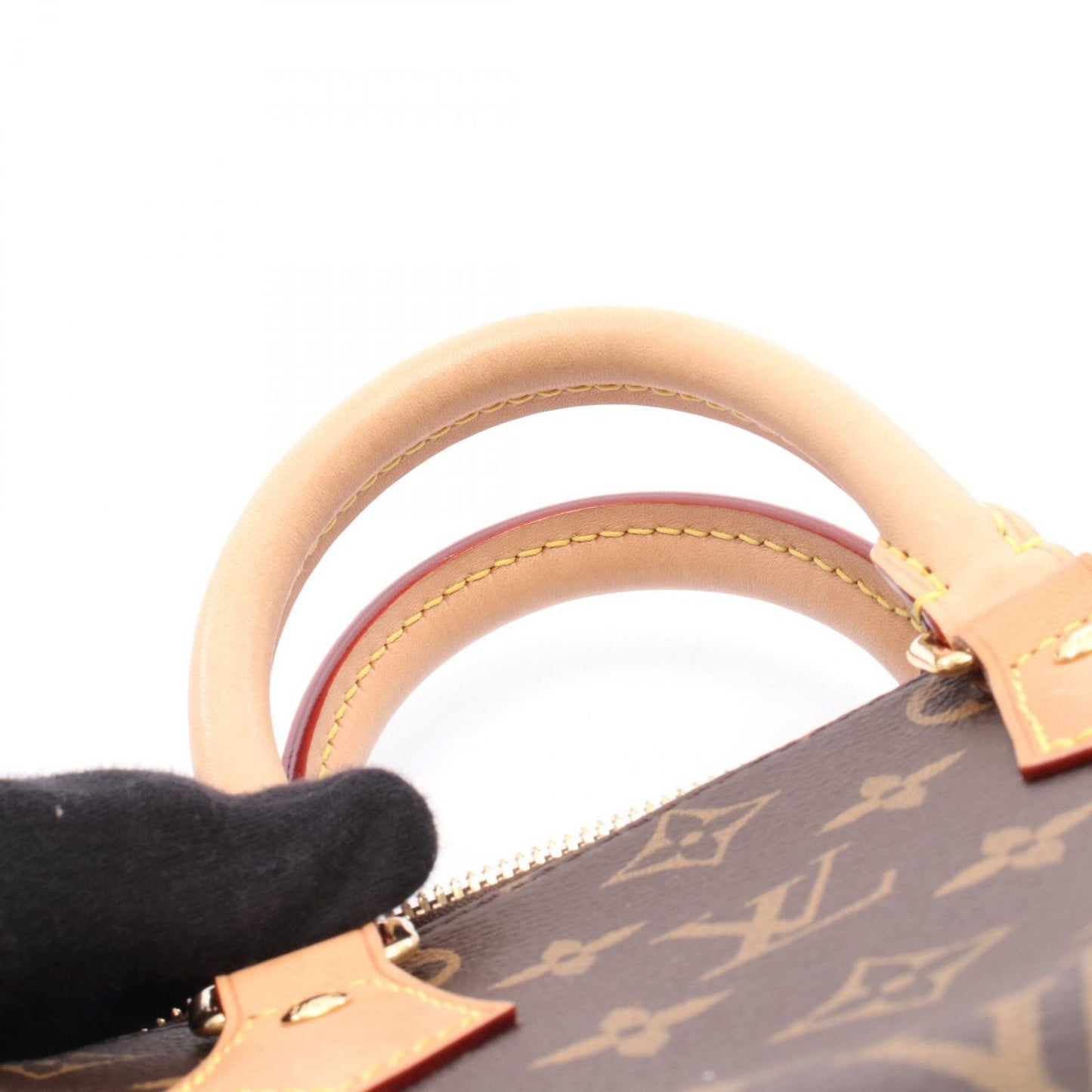 Louis Vuitton Handbag Speedy Bandouliere 20 Monogram 2-Way Noir Leather — view 5