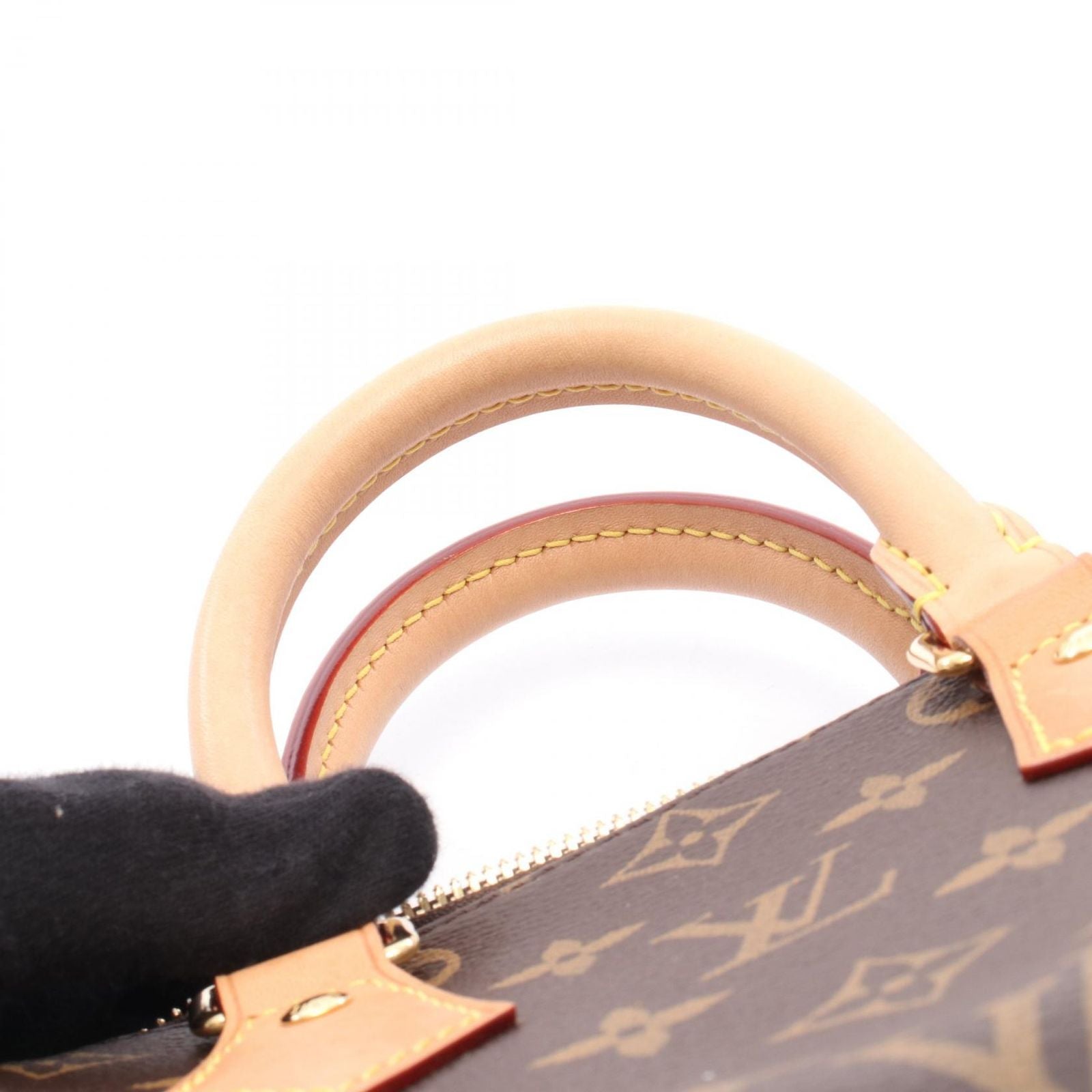 Louis Vuitton Handbag Speedy Bandouliere 20 Monogram 2-Way Noir Leather — view 5