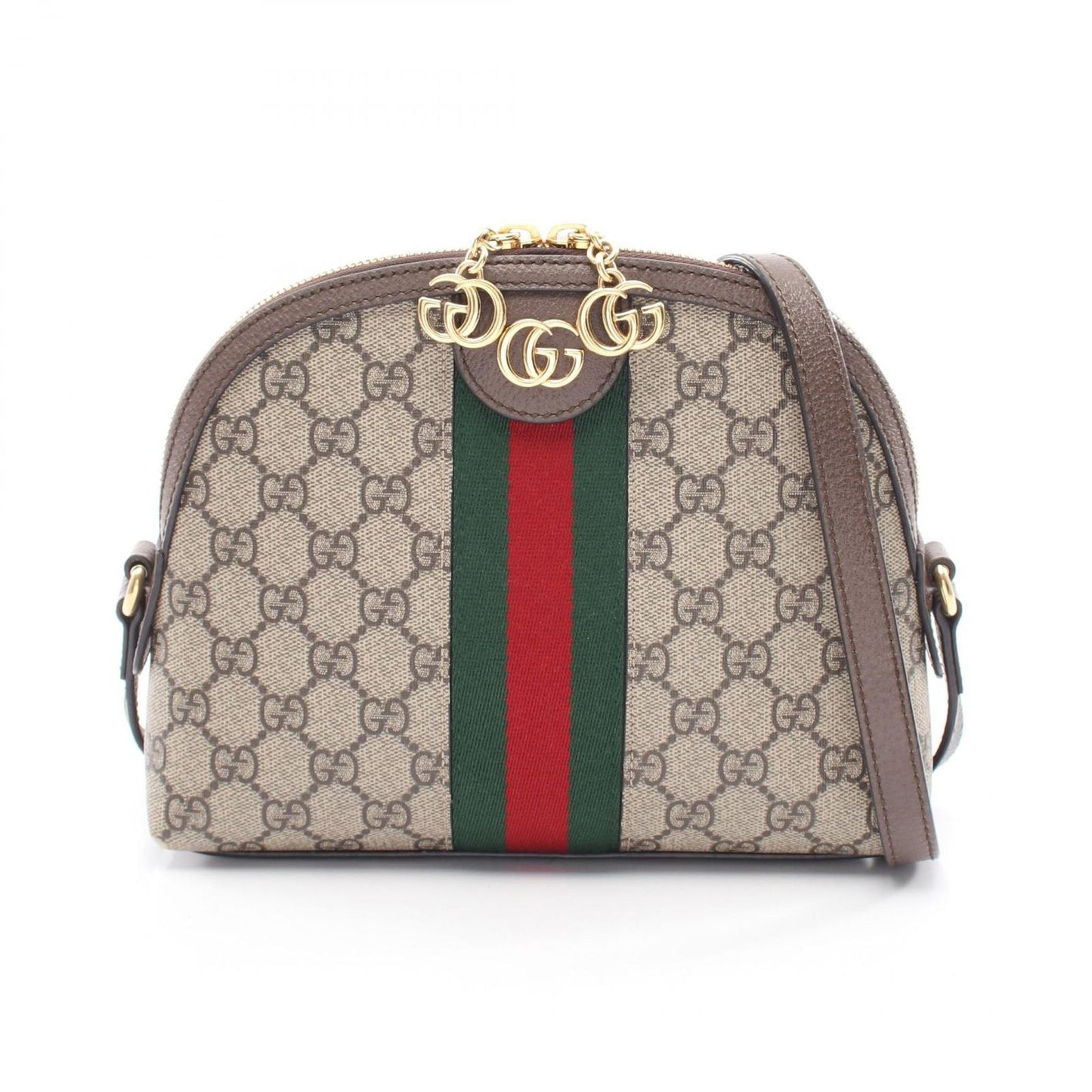 Gucci Shoulder Bag Ophidia GG Spuri Beige Leather Sherry Line
