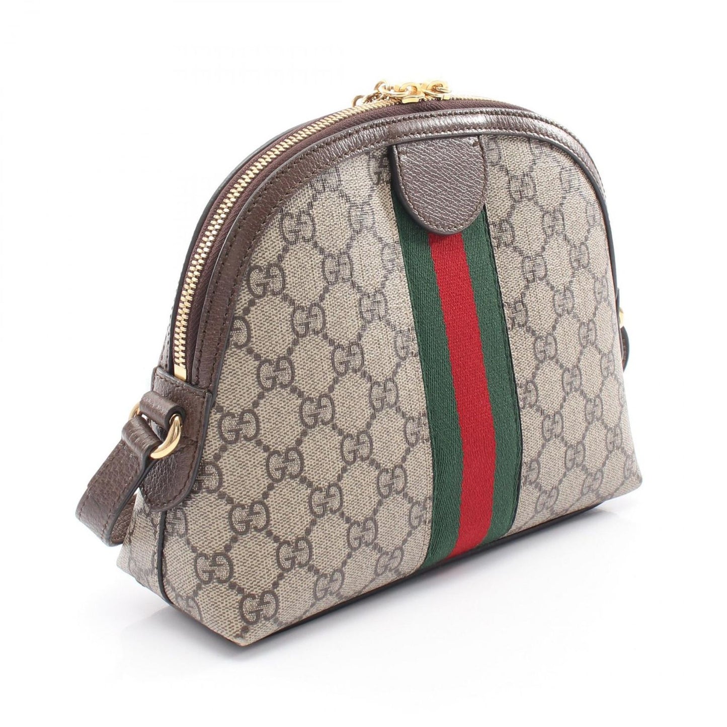 Gucci Shoulder Bag Ophidia GG Spuri Beige Leather Sherry Line — view 2