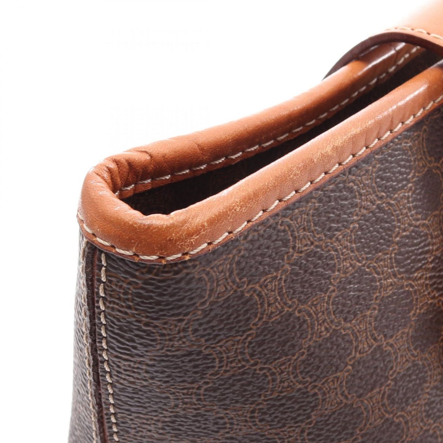 Celine Tote Macadam brown Leather Shoulder — view 7