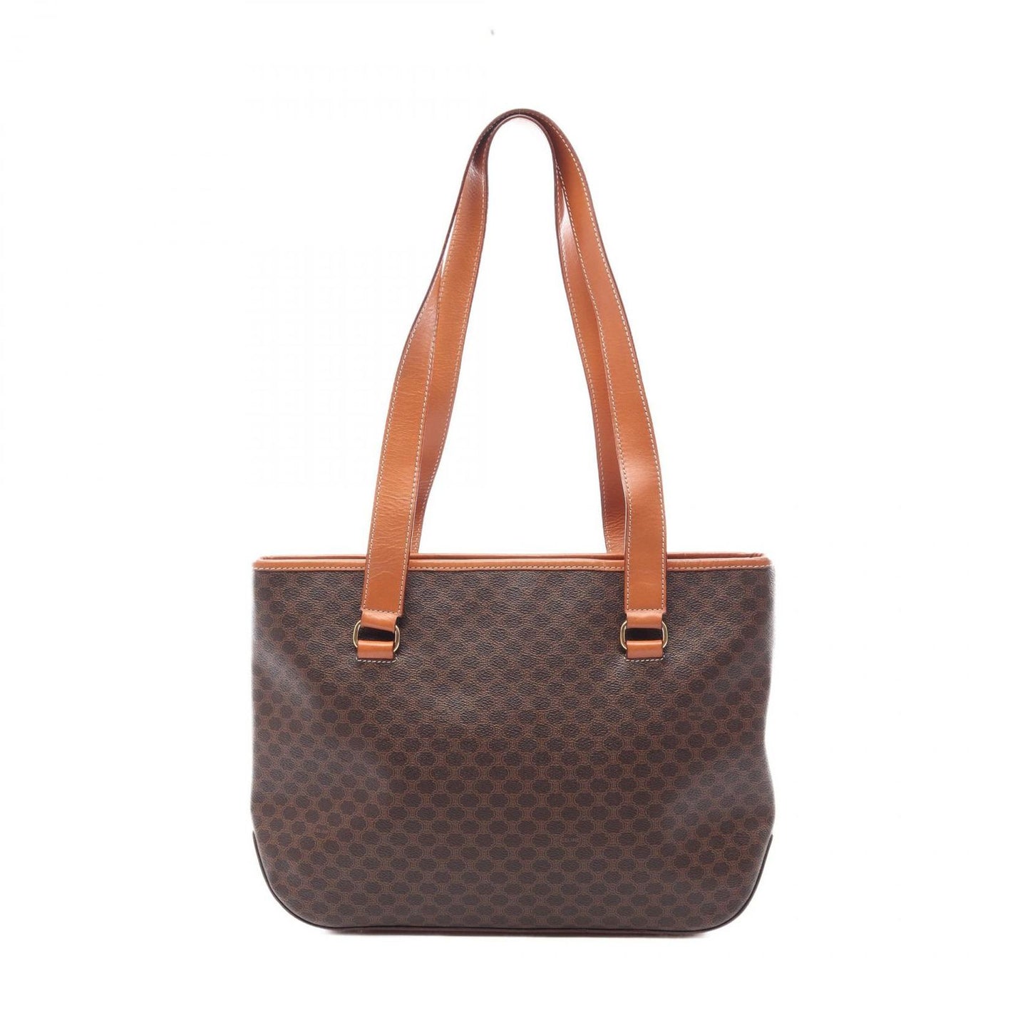 Celine Tote Macadam brown Leather Shoulder