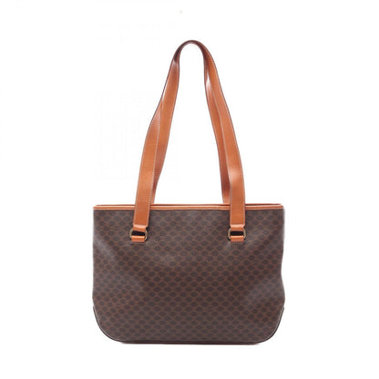 Celine Tote Macadam brown Leather Shoulder