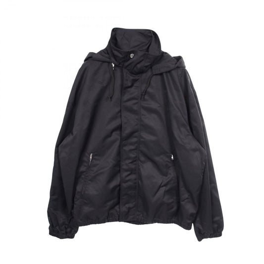 Celine Mountainhoodie Wind Blur Black Nylon Sweatshirt