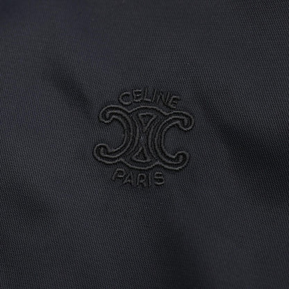 Celine Mountainhoodie Wind Blur Black Nylon Sweatshirt — view 5