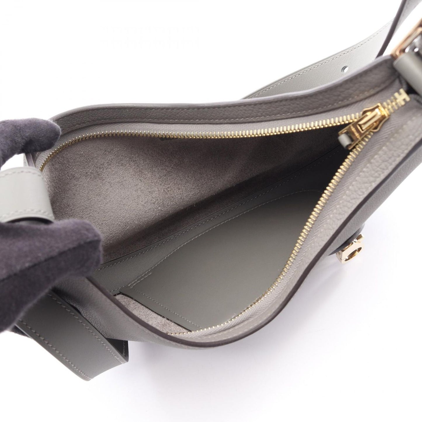 Hermes Shoulder Bag Petit Alsoson Grimeia Leather Petitalsoson — view 3