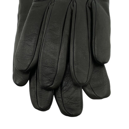Hermes Chaine D'ancre Gloves 7.5 Leather Black — view 5