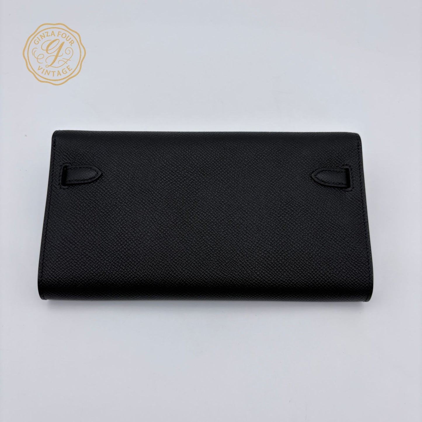 Hermes Kelly Long Tougo Epsom Black Gold — view 2